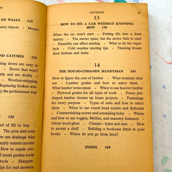 THE UNHANDY HANDYMAN’S BOOK George Daniels VINTAGE 1966 Paperback GUC - Picture 10 of 11